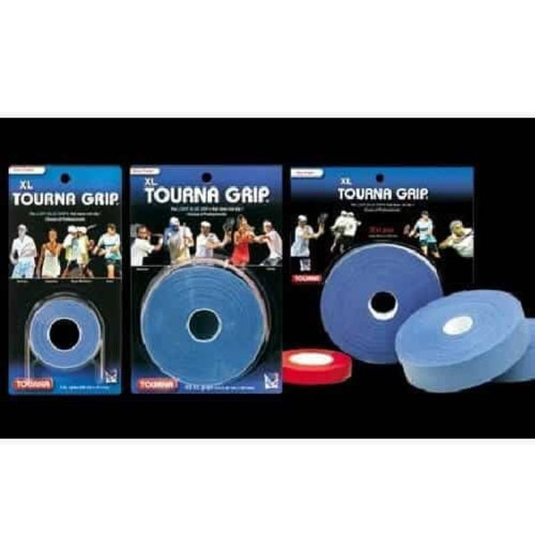 Tourna Tac Blue-Tour Pack Badminton Grip, 10 XL Overgrips on roll