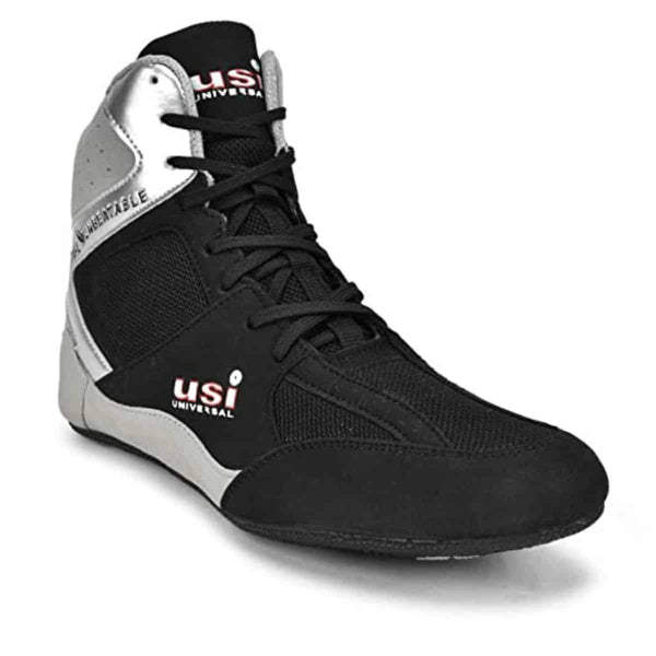 USI Comferto Wrestling Shoes (Black/Grey)