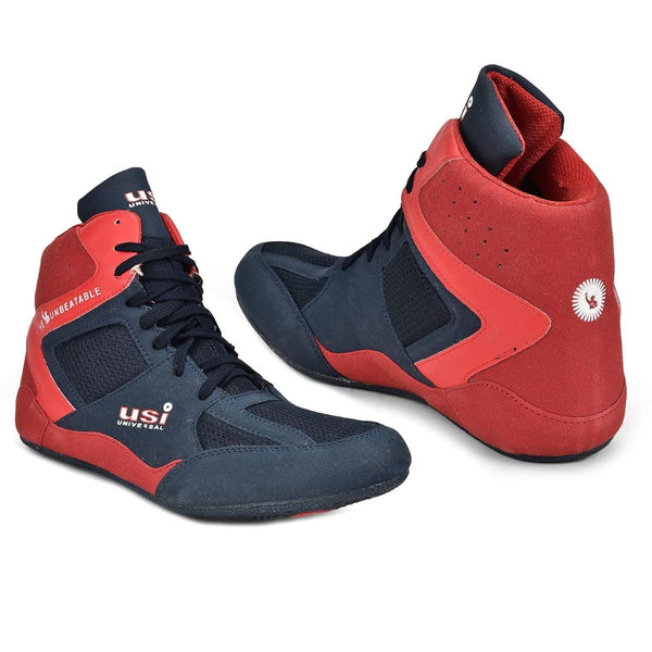 USI Comferto Wrestling Shoes (Black/Red)