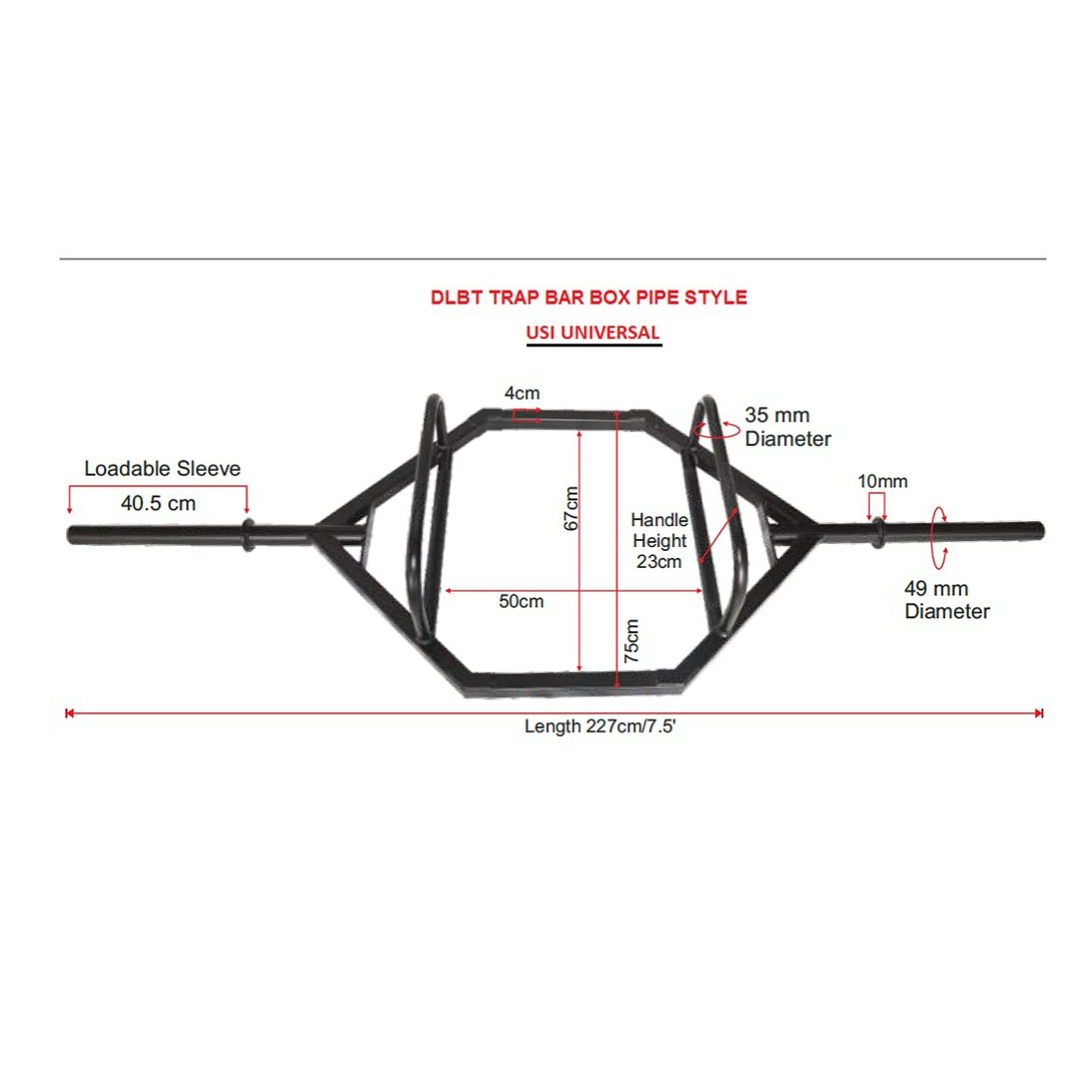 USI Trap Bar Box Pipe Style