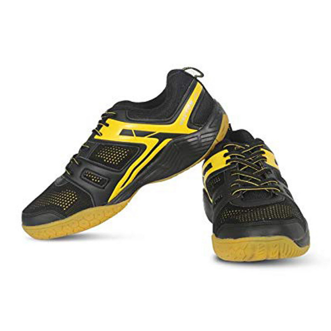 Vector X Non Marking Badminton Shoes CS-2060 (Black-Yellow) -UK6