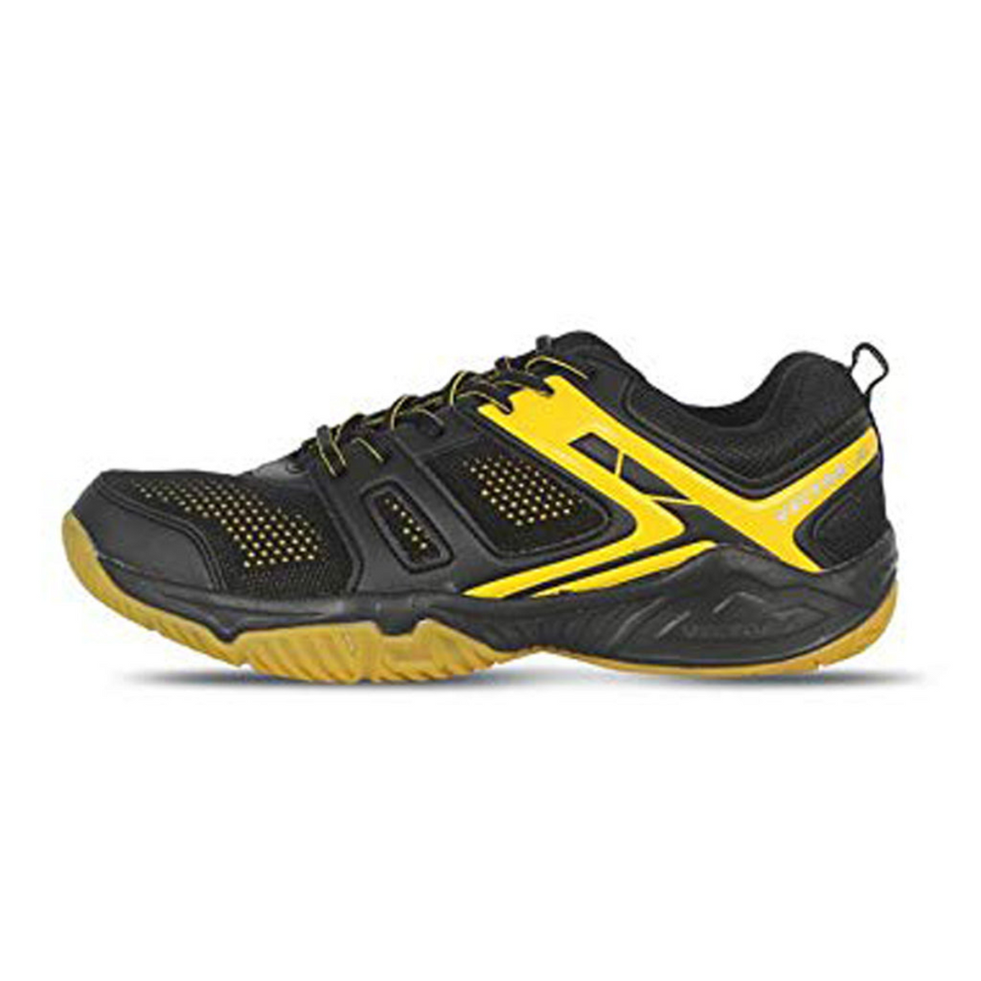 Vector X Non Marking Badminton Shoes CS-2060 (Black-Yellow) -UK6