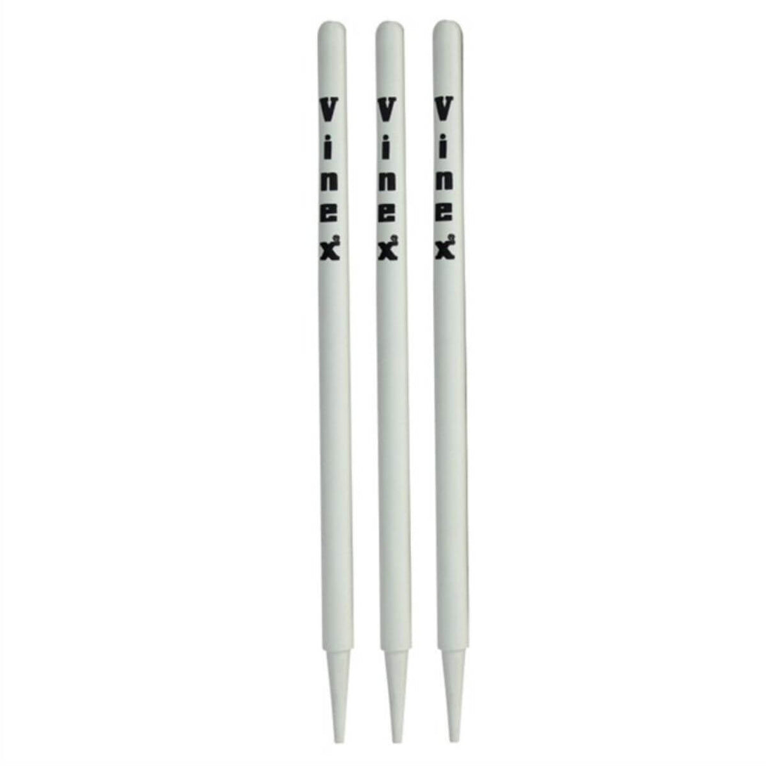 Vinex Cricket Stumps Duco White