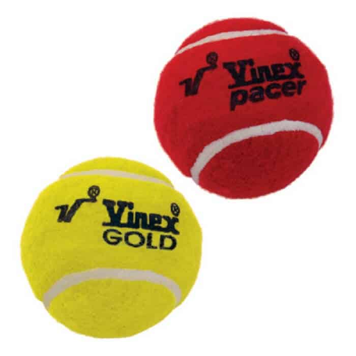 Vinex Cricket Tennis Ball-Gold (Pack of 12)