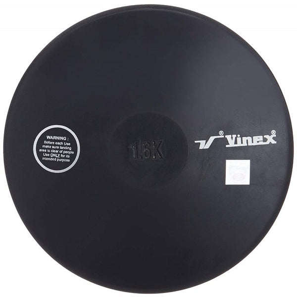 Vinex Discus Rubber Black (Pack of 5)