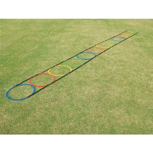 Vinex Hoops Agility Ladder Multi Colour (12 Hoops Ladder)