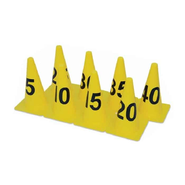 Vinex Number Cones – 12 (Pack Of 8 Pieces)