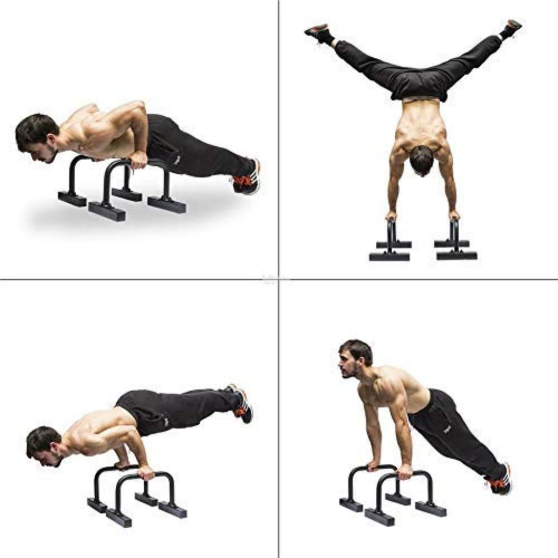 Viva Fitness Parallettes Dip Bars Push Up