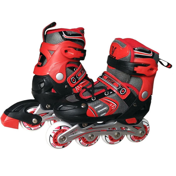 Viva Inline Skates 68mm Synthetic Skates (Red)