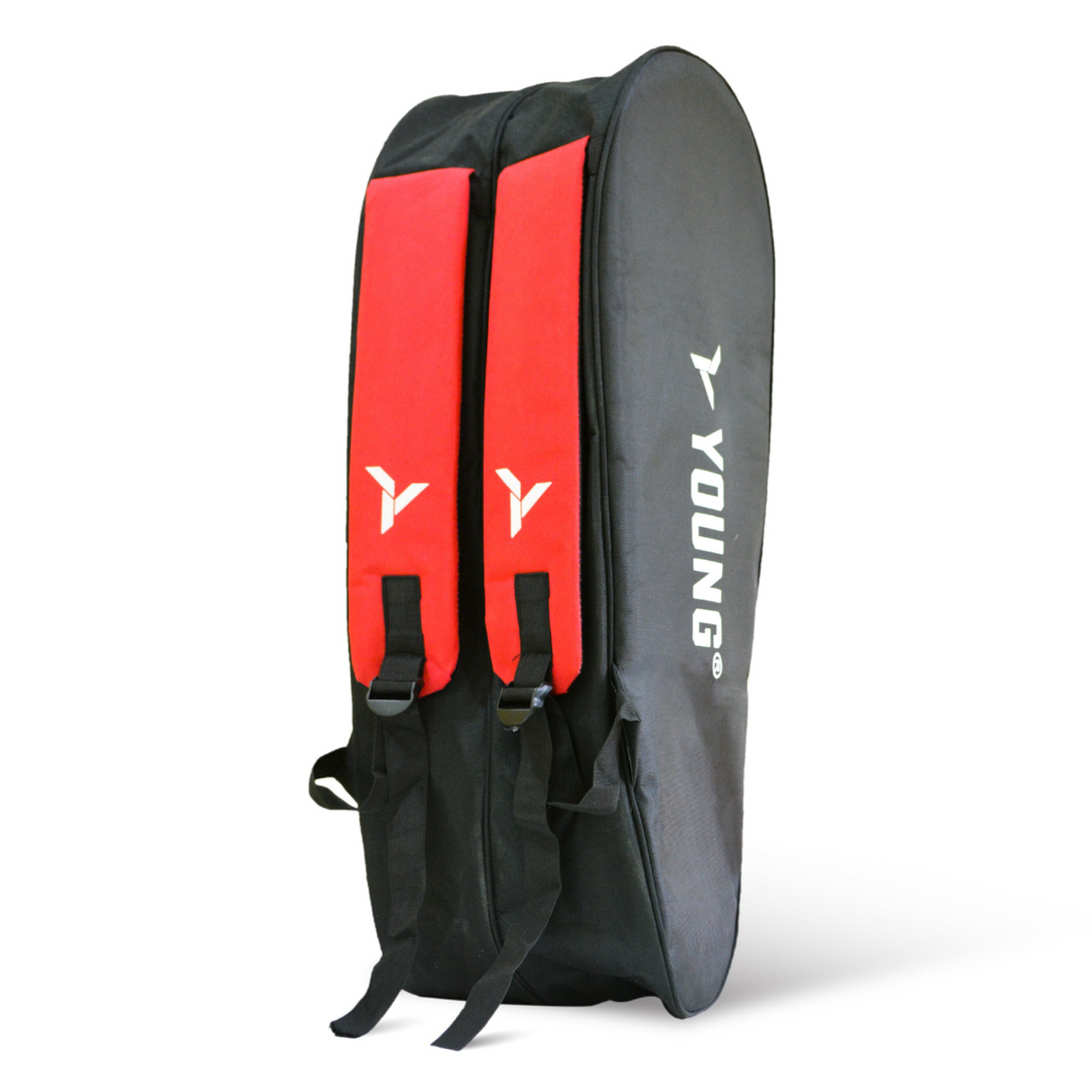 Young Gtr Double Zipper Badminton Kitbag (Red)