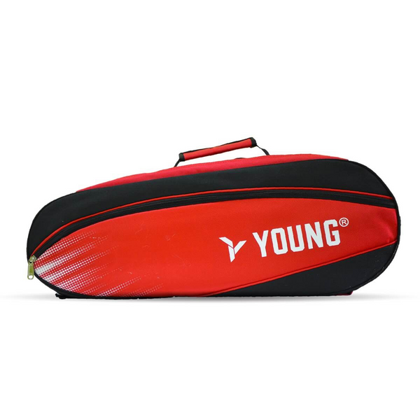 Young Gtr Double Zipper Badminton Kitbag (Red)